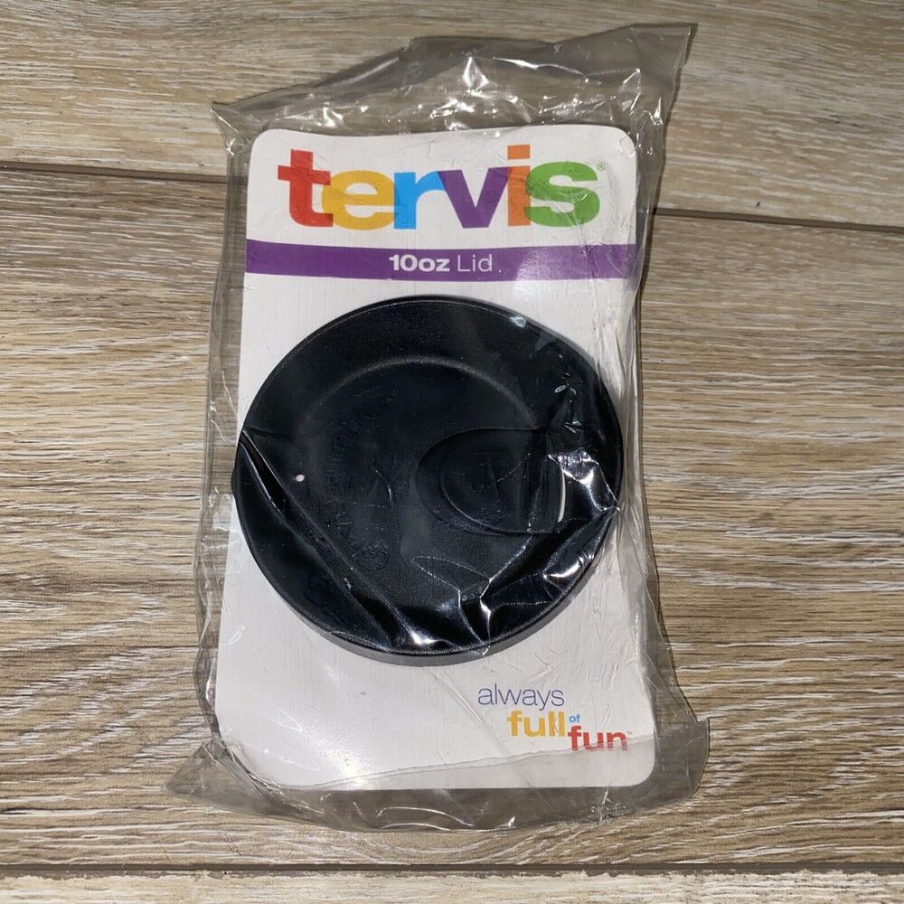 Copied - Tervis Tumbler 10oz Travel Lid with Slider in BLACK (New)